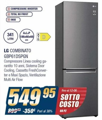 LG Combinato GBP61DSPGN