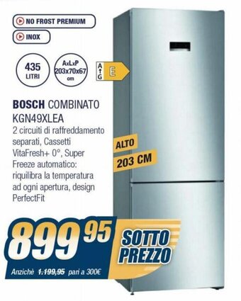 Sinergy Bosch Combinato KGN49XLEA offerta