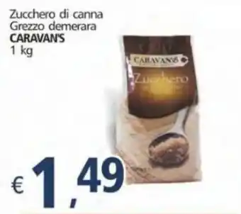 Alter Discount Caravan's Zucchero di canna Grezzo demerara 1 kg offerta