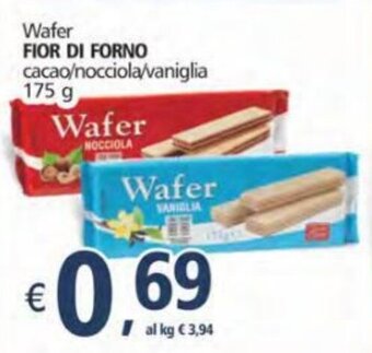 Alter Discount Fior Di Forno Wafer cacao/nocciola/vaniglia 175 g offerta
