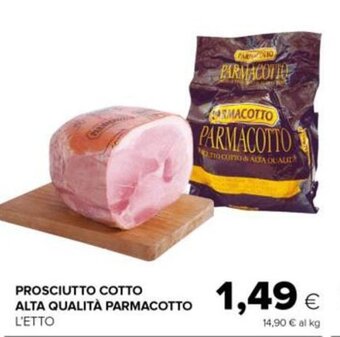 Tigre Parmacotto Prosciutto Cotto Alta Qualità offerta