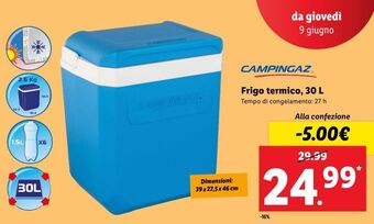 Lidl Frigo termico 30 l offerta