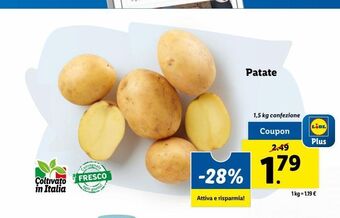 Lidl Patate 1.5 kg offerta