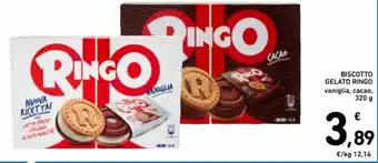 Spazio Conad Ringo Biscotto Gelato 320 g offerta