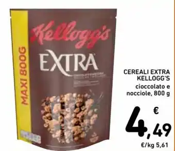 Spazio Conad Kellogg's Cereali extra 800 g offerta