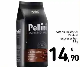 Spazio Conad Pellini Caffè in grani 1 kg offerta