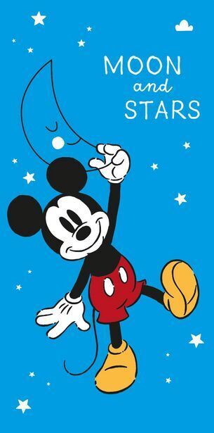 Kisenè Disney telo mare topolino in spugna con sacca offerta