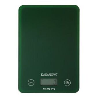 Bilancia da cucina digitale 5 kg verde