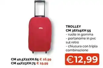 Mercatò Big Trolley cm 36x19xH55 offerta