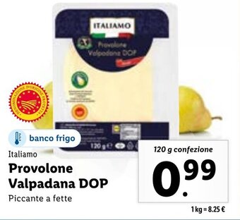 Lidl Italiamo Provolone Valpadana DOP 120 g offerta