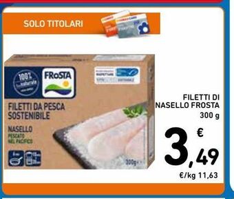 Spazio Conad Filetti di nasello frosta offerta
