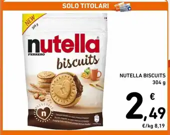 Spazio Conad Nutella biscuits offerta