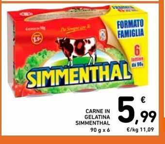 Spazio Conad Carne in gelatina simmenthal offerta