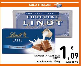 Spazio Conad Tavoletta classica lindt offerta