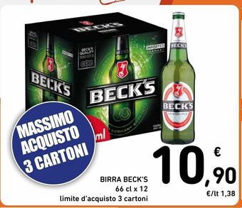 Spazio Conad Birra beck's offerta