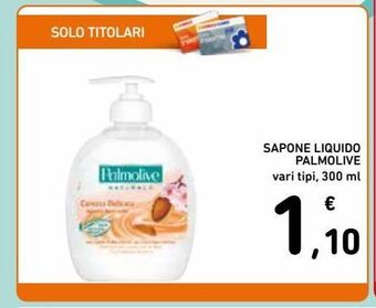 Spazio Conad Sapone liquido palmolive offerta