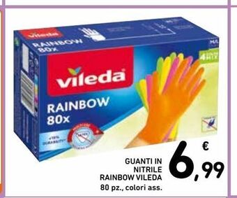 Spazio Conad Guanti in nitrile rainbow vileda offerta