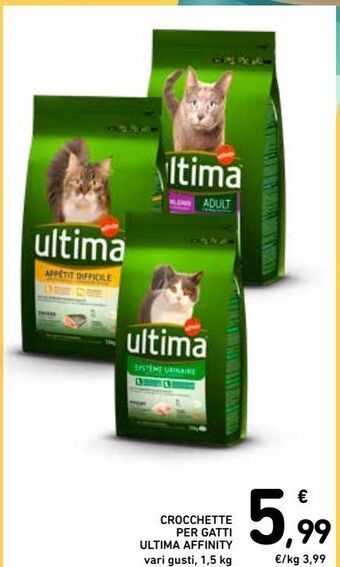 Spazio Conad Crocchette per gatti ultima affinity offerta