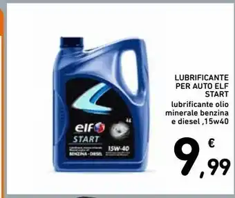 Spazio Conad Lubrificante per auto elf start offerta