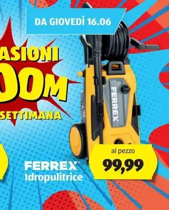 ALDI Ferrex idropulitrice offerta