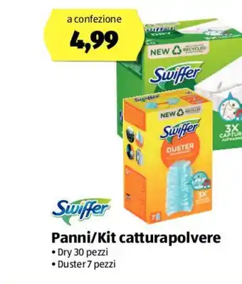 ALDI Swiffer panni  / kit catturapolvere 30 pezzi/7 pezzi offerta