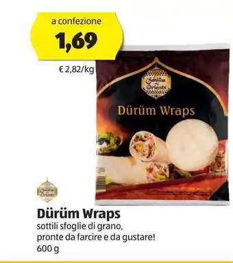 Dürüm wraps sottili sfoglie di grano , pronte da farcire e da gustare! 600 g