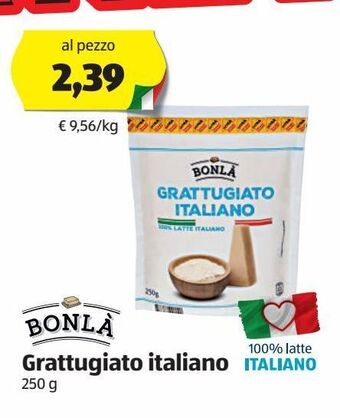 ALDI Bonlà Grattugiato italiano 250 g offerta