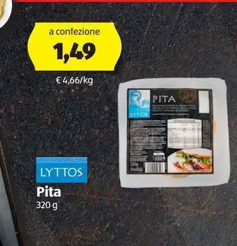 ALDI Lyttos pita 320 g offerta