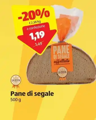 La Cesta pane di segale 500 g