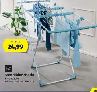 ALDI Easy Home stendibiancheria 108x57x93 cm offerta