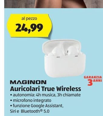 AREA Stone C1 Bianco auricolari true wireless | Mediaworld.it