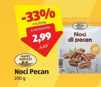 ALDI Happy Harvest Noci Pecan 200 g offerta