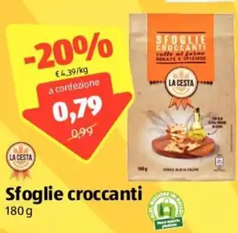 ALDI La Cesta sfoglie croccanti 180 g offerta