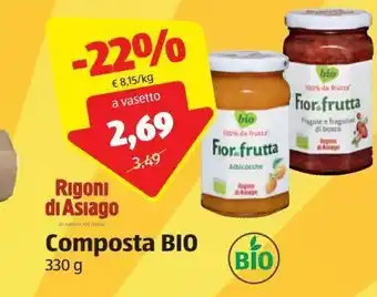 ALDI Rigoni di asiago composta bio 330 g offerta