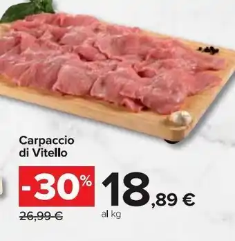 Carrefour Market Carpaccio di Vitello offerta