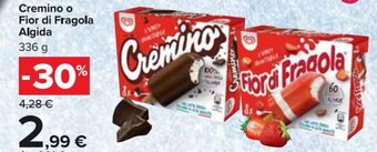 Carrefour Market Algida Cremino o Fior di Fragola 336 g offerta