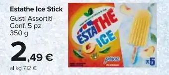 Carrefour Market Estathe Ice Stick 5 pz 350 g offerta