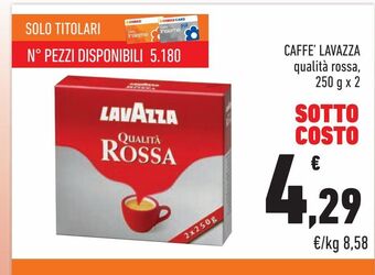 Conad City Lavazza Caffè 250 g x 2 offerta