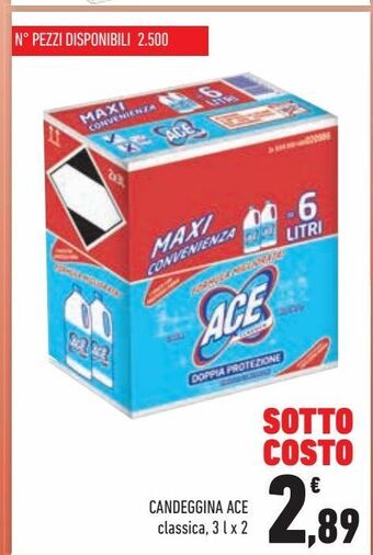 Conad City Ace Candeggina 3 l x 2 offerta