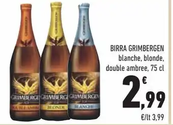 Conad City Grimbergen Birra 75 cl offerta