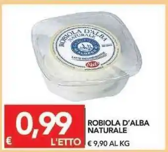 TuoDi Robiola D'Alba Naturale offerta