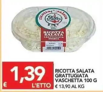TuoDi Ricotta Salata Grattugiata Vaschetta 100g offerta