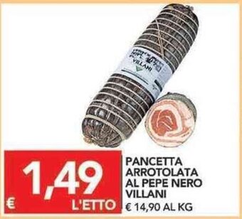 Villani Pancetta Arrotolata Al Pepe Nero