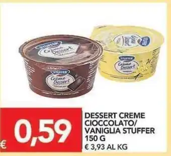 TuoDi Stuffer Dessert Creme Cioccolato/Vaniglia 150g offerta