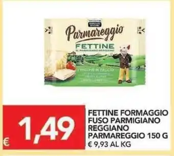 TuoDi Parmareggio Fettine Formaggio Fuso Parmigiano Reggiano 150g offerta