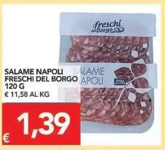 TuoDi Freschi del Borgo Salame Napoli 120g offerta