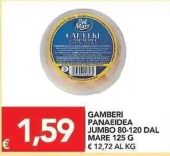 TuoDi Dal Mare Gamberi Panaeidea Jumbo 80-120 125g offerta