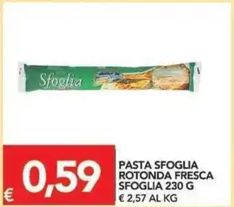 TuoDi Fresca Sfoglia Pasta Rotonda 230g offerta
