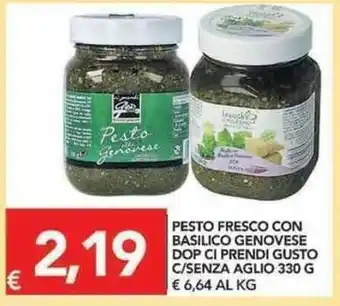Aglio Pesto Fresco con Basilico Genovese Dop Ci Prendi Gusto C/Senza 330g