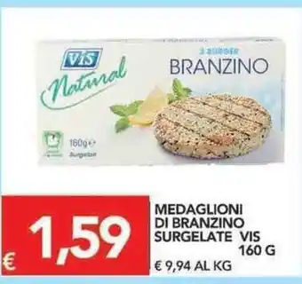 Vis Natural Medaglioni di Branzino Surgelate 160g